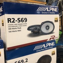 Alpine R2-s69 On Sale Today! Get Top Notch Speakers Today! 
