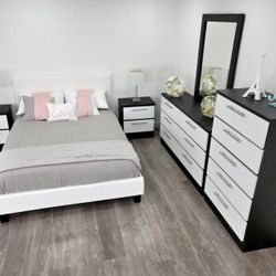 Bedroom Set Whit Mattress Included - Juego De Cuarto Con Colchon Incluido 