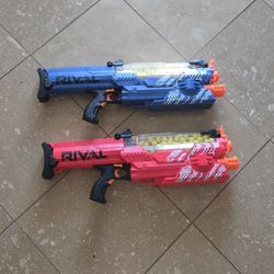 2 Nerf Rival Nemesis Motorized Blaster Gun