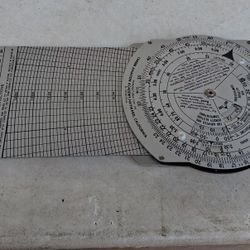 USAF PILOT COMPUTER AIR NAVAGATION DEAD RECKONING TYPE