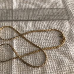 24 Inch Gold Necklace 