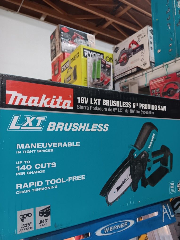 Makita 18V LXT Brushless 6" Pruning Saw. Tool Only 