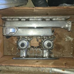 Jaguar MK 2 XKE E-Type XJ6 Stromberg carbs & intake head straight 6 inlineIn excellent condition & rust free complete intake & twin Stromberg carburat