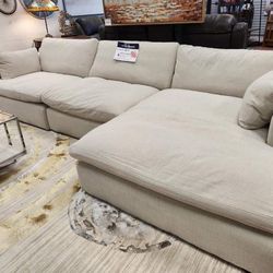 Cloud Moduler Comfy Plush Sectional Sofa Couch