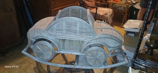 Vintage Handcrated Automobile kids Rocker Rare Display Piece