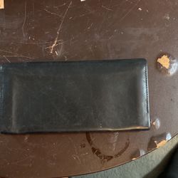 COACH CLASSIC BLACK LEATHER WALLET 