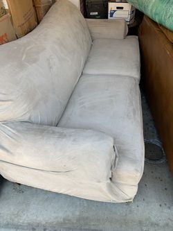 Couch With Slip Cover