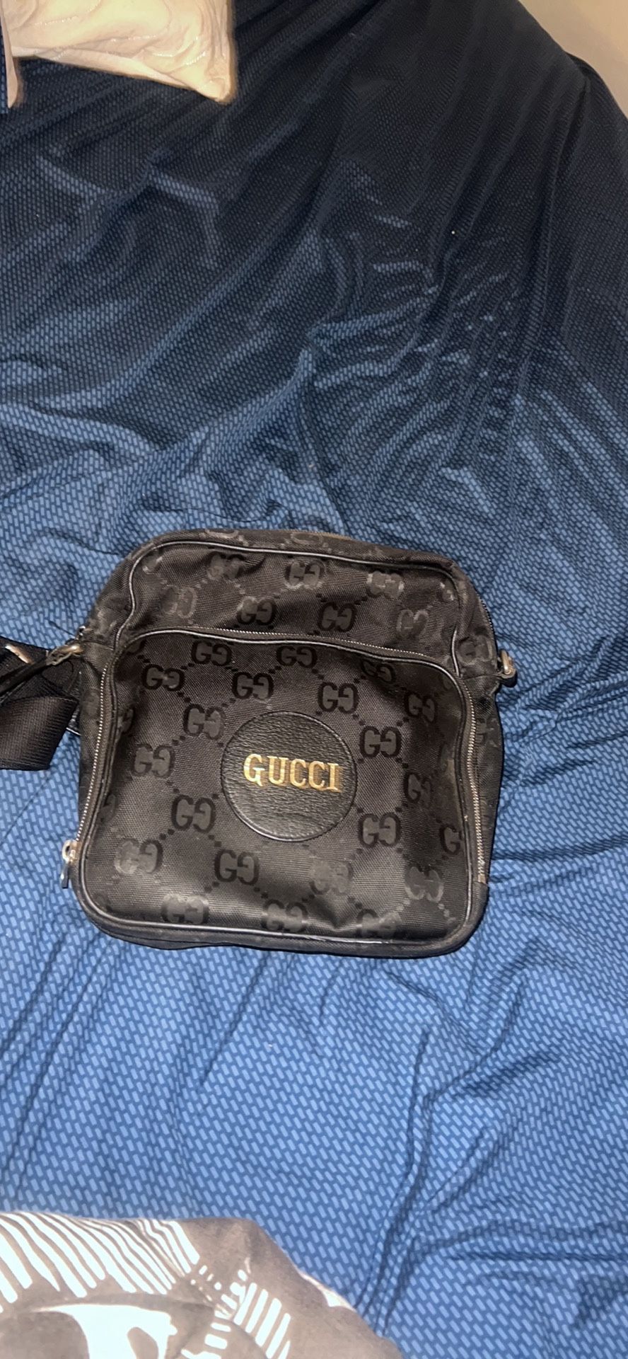 Unisex Gucci Monogram Messenger Bag