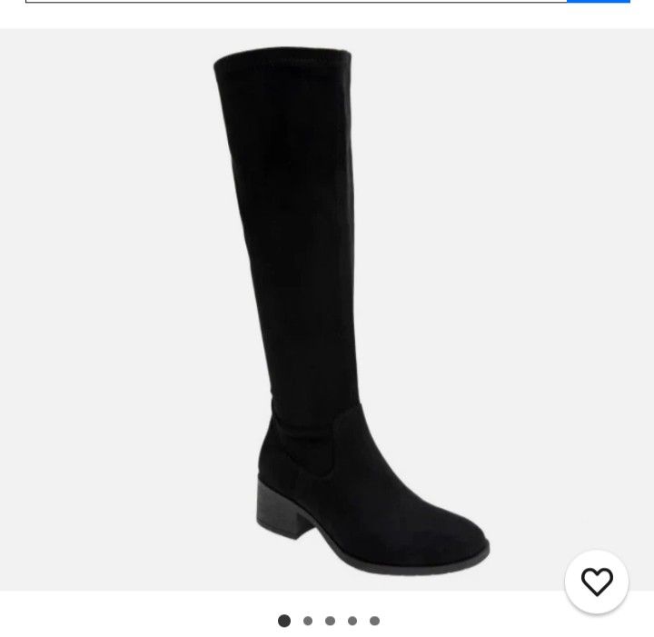 Kenneth Cole Black Heeled Boots
