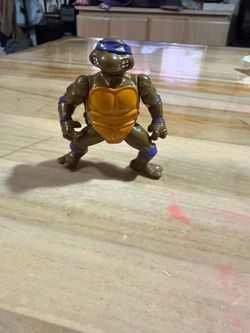 1988 TMNT Donatello Ninja Turtles Action Figure Missing Belt