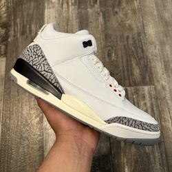 Jordan 3 “White Cement Reimagined” (10.5)