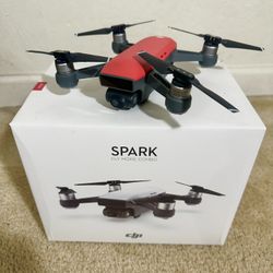 DJI SPARK (Fly More Combo) - Lava Red 