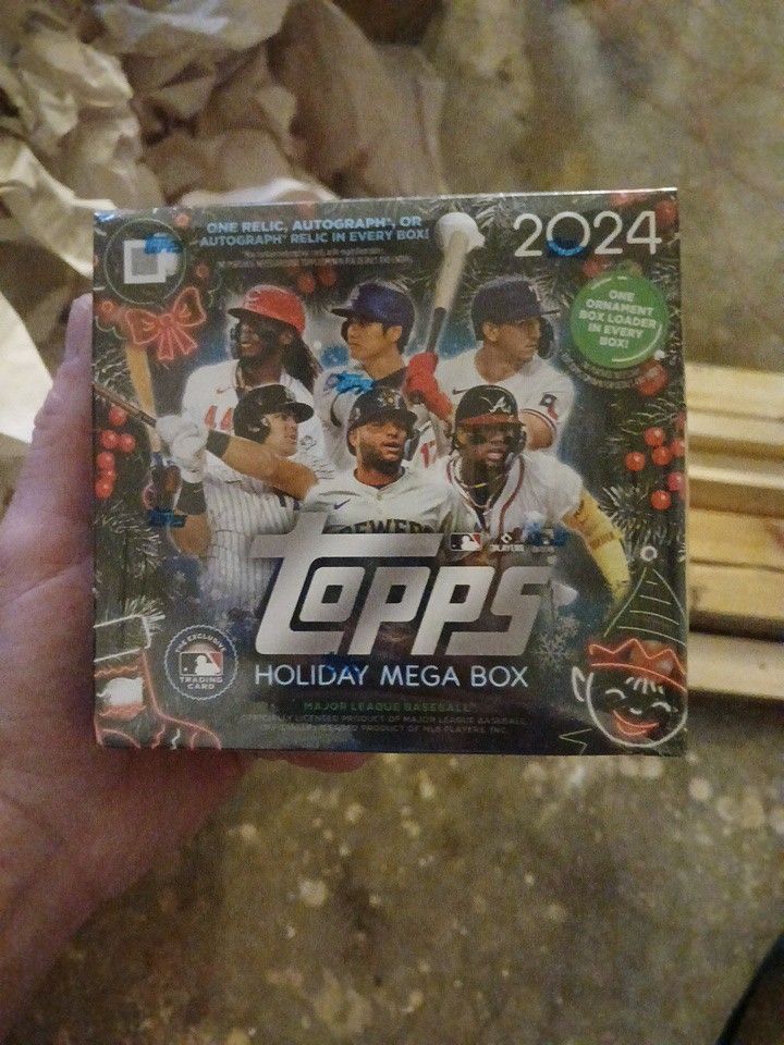 Topps Baseball Cards 2024 Holiday Mega Box