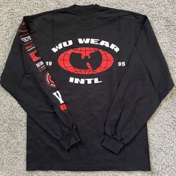 🔴Wu-Wear Longsleeves Shirt Size Small Wu-Tang International Rza Gza ODB
