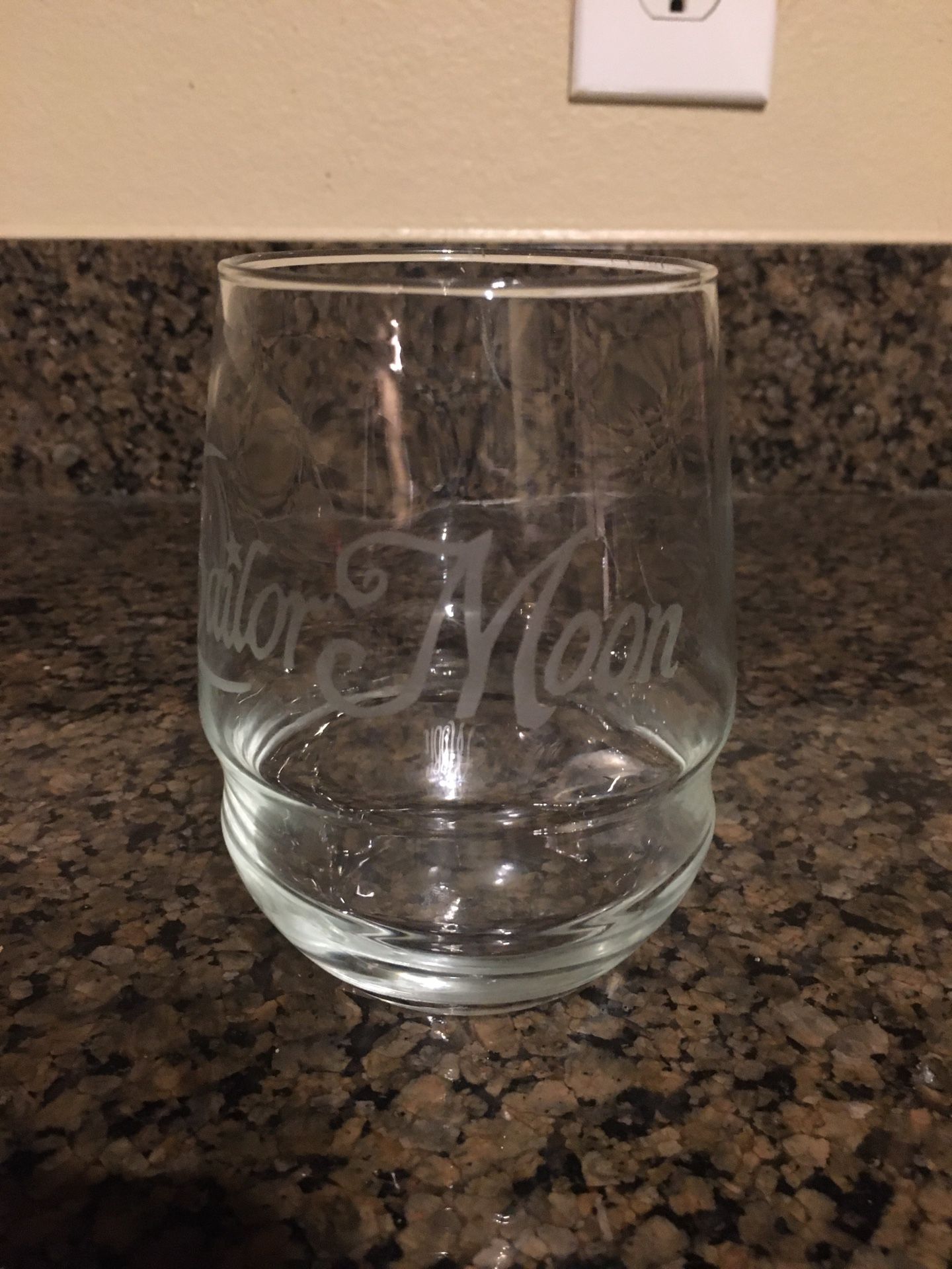 Sailor Moon glass cup