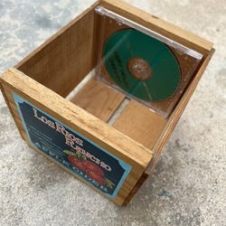 Mini wood crate CD holder $10