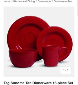 Tag Sonoma 16 Piece Dinnerware Set 