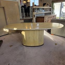 Travertine Table