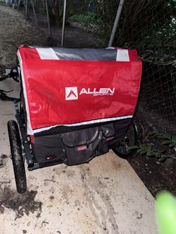 Allen Sports Two Wheel Child Bicycle Trailer, Red