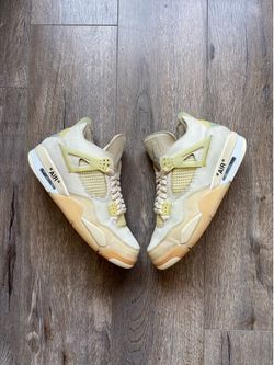 Jordan 4 Retro Off White Sail Mens Size 10.5 / Womens Size 12