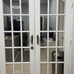 Double Interior French Door