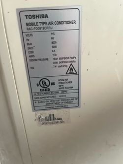 Portable air conditioner