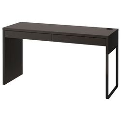 Ikea MICKE Desk + Side Drawer