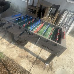 Foosball Table Its Used Nothing Broken The Only Thing That My Dogs Bited The Wood On The Side U Can See The Picture asking $250 For It  OBO