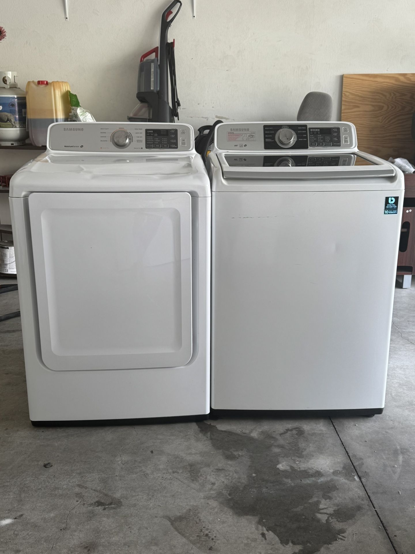 Samsung washer and dryer set