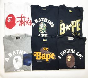 Bape palace supreme vlone off white yeezy Pablo