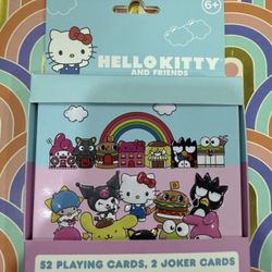 Hello Kitty And Friends Playing Cards