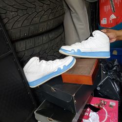 Jordan 9 Size 12 Light Blue/white