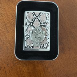 Harley Davidson Zippo Lighter “RARE”. Rattlesnake Eagle Custom