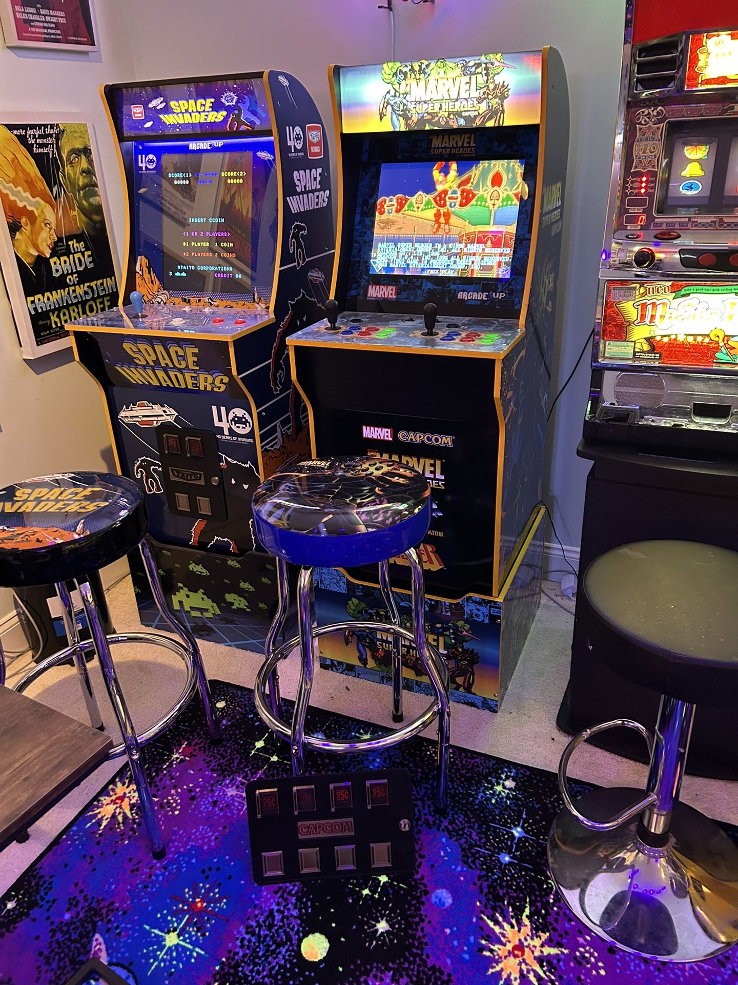 Arcade1up Limited Edition Marvel Super Heroes With Stool