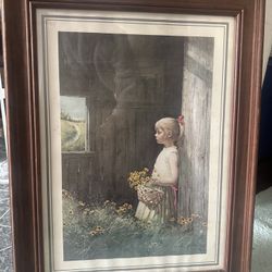 Vintage Adolf Sehring Framed Print 