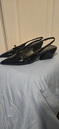 Black Patent pumps