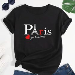 Women T SHIRT 2x Paris 