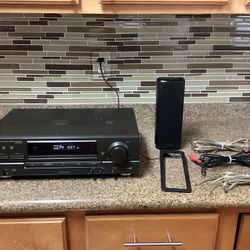 A/V Control Stereo Receiver+Speakers-Technics+Insignia.      (G)