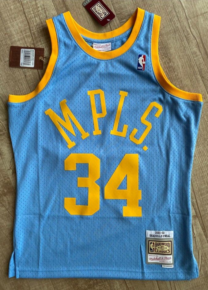 Lakers Jersey MPLS Mitchell Ness Hardwood Classics Shaq O'neal