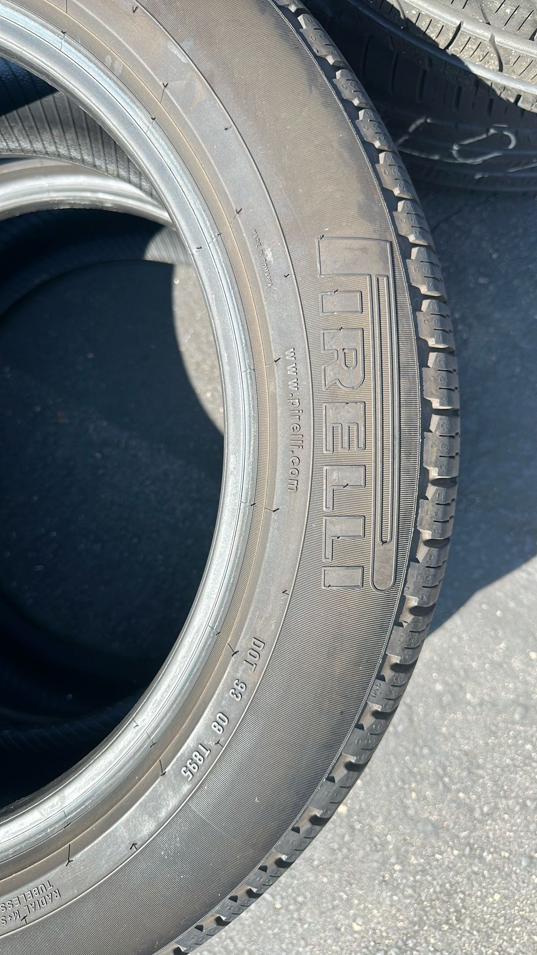 $100 Two Pirelli Used Tire Size 235/55 R19 Run Flat