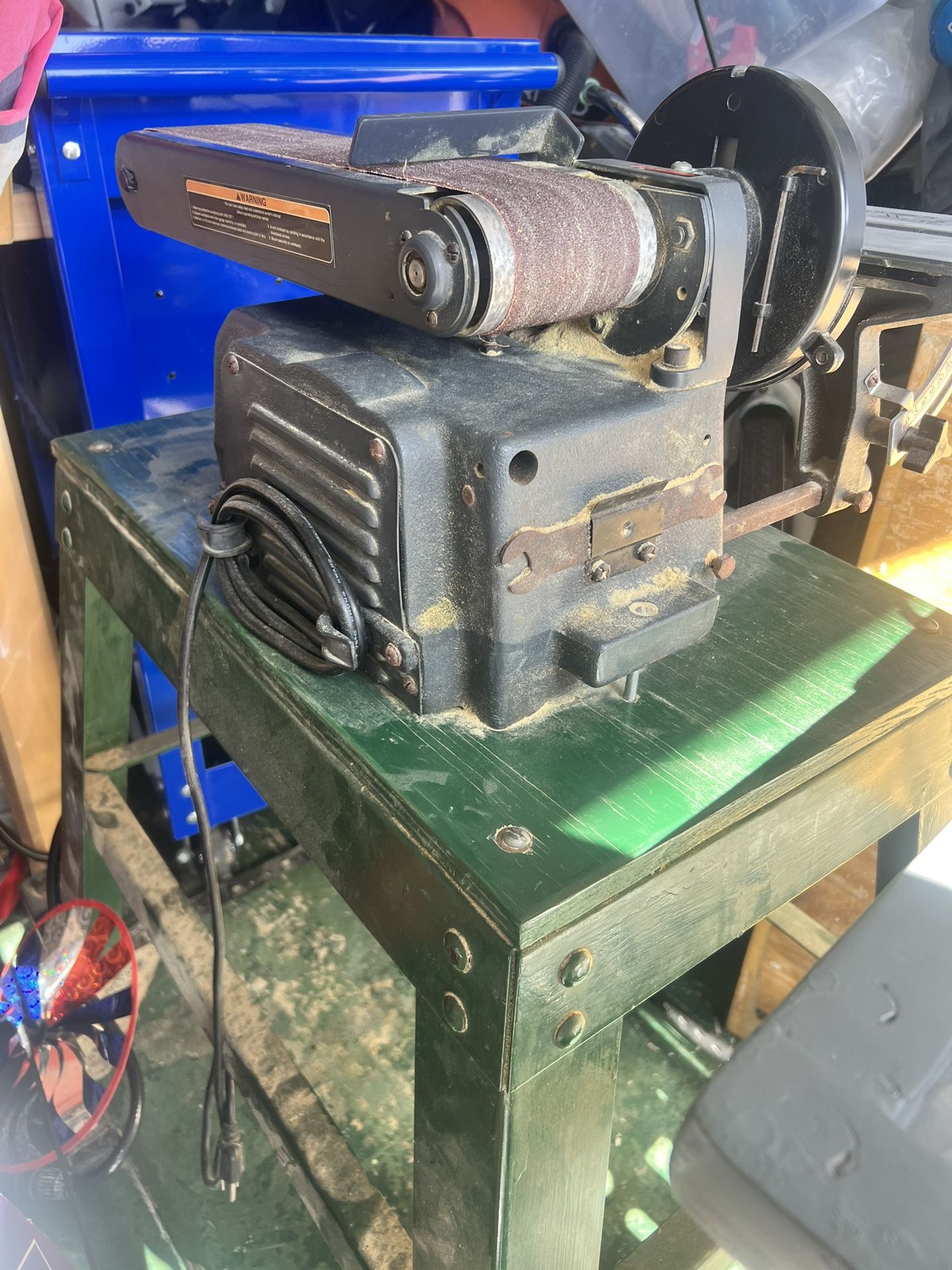 Craftsman Belt Sander And Disc Sander With Stand