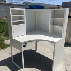 White IKEA Desk 