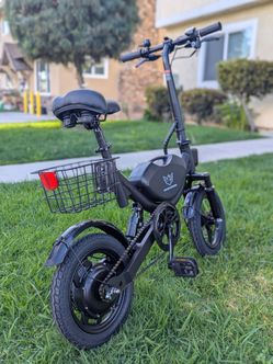 Electric bike, mini ebike 💪 480w motor , Foldable handle bar
