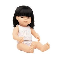 Miniland Asian Baby Girl Doll 15โ
