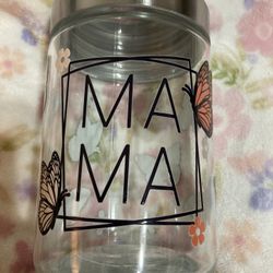 Glass Mothers Day Jars