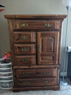 Wooden Dresser/Armoire