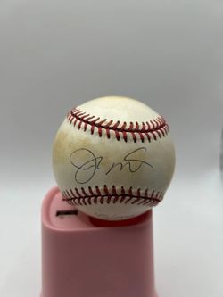 Joe Montana - Signed Numbered OMLB Baseball - Upped Deck COA