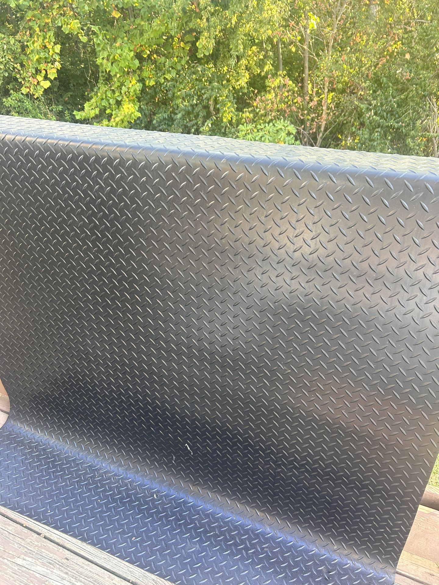 Two Rubber Mats For Garage Floor