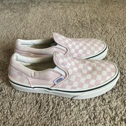 Vans off The Wall Oldskool Classic Checkered Slip On Shoes Size 3