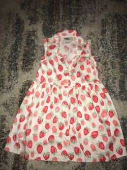 Little girls strawberry dress
